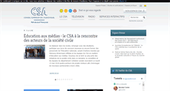 Desktop Screenshot of csa.fr