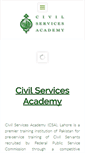 Mobile Screenshot of csa.edu.pk